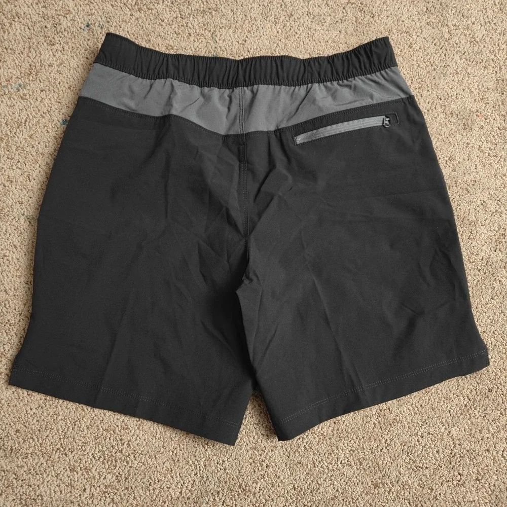 Speedo Tech Volley Mens Swim Shorts‎ Black Medium UPF Protection Water Resistant